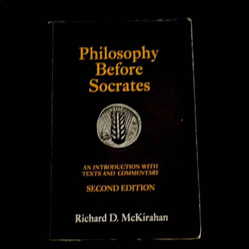 Philosophy Before Socrates Book